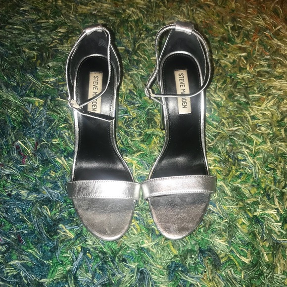 Steve Madden Carrson Sandals Silver - Picture 3 of 6
